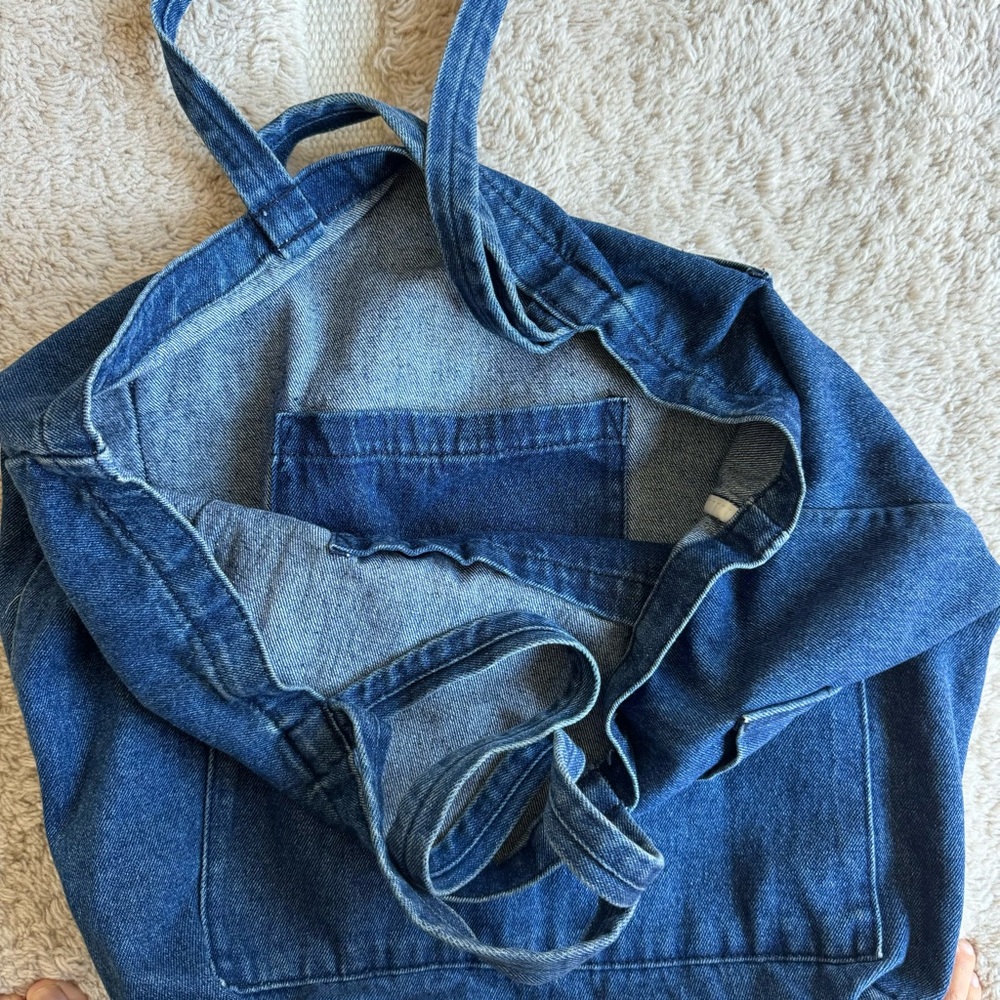 BAGGU giant denim tote - Picture 2 of 6